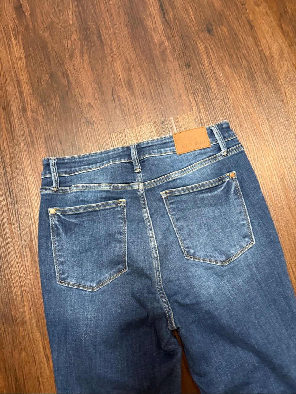 Judy Blue Charlotte Wide Hem Flare Jeans- Boho Festival - Picture 6 of 7